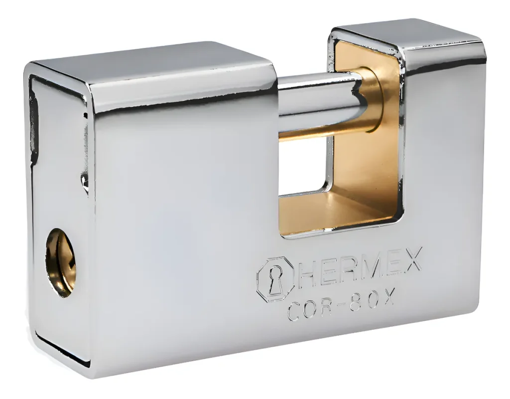 Candado Antipalanca 80mm Blindado Llave Tetra